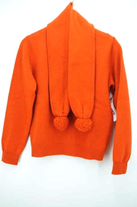 mademoiselle non non(マドモアゼルノンノン) マフラー付き ニットセーター レディース トップス