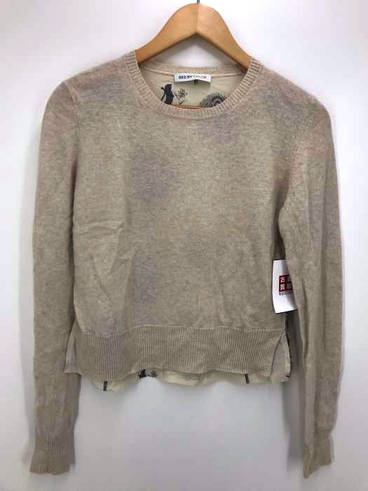 SEE BY CHLOE（シーバイクロエ） キャットツリー プリントニット トップス レディース トップス