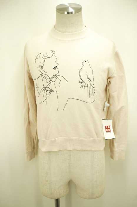 I am I (アイアムアイ) 15AW 刺繍イラスト入り プルオーバースウェットトップス レディース トップス