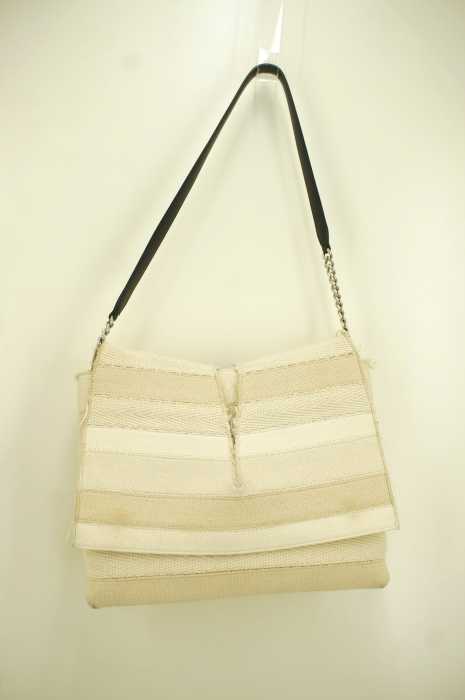 JIL SANDER （ジルサンダー） VIEW striped canvas cross-body bag レディース バッグ