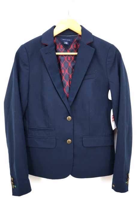 TOMMY HILFIGER (トミーヒルフィガー) 紺ブレザージャケット レディース アウター