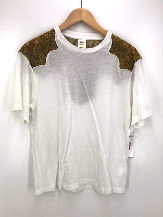 PONTI(ポンティ) オパール加工 ヨーク切替 半袖Tシャツ レディース トップス