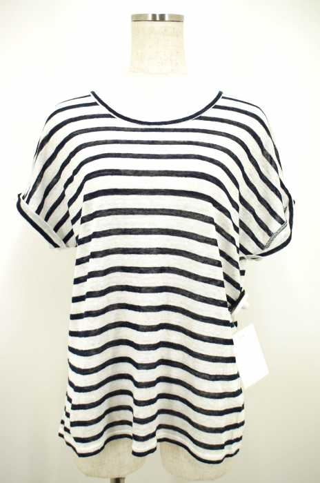 GLOBAL WORK(グローバルワーク) ボーダーニットTシャツ レディース トップス
