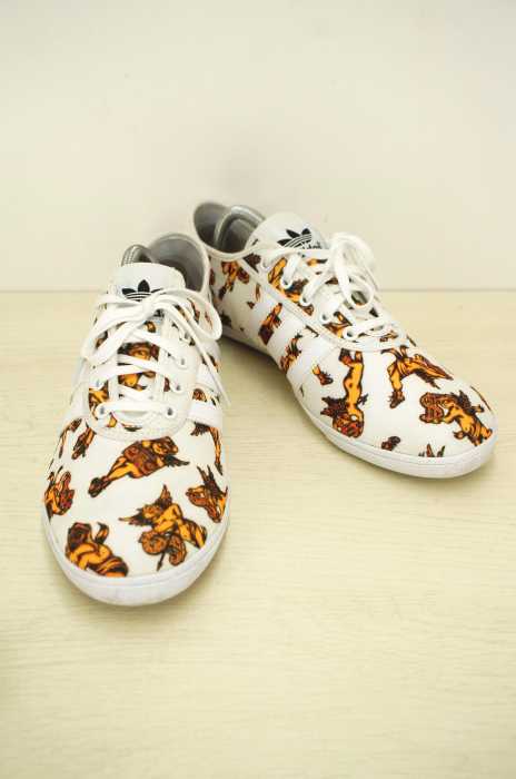 adidas Originals by Jeremy Scott (アディダスオリジナルスバイジェレミースコット) 13AW JS P-SOLE 総柄スニーカー メンズ シューズ