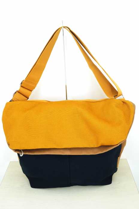 Cote&Ciel コートエシエル メッセンジャーバッグ キャンバス　バイカラー Cote&Ciel（コートエシエル） バイカラーメッセンジャーBAG