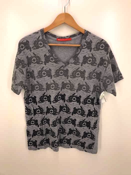 mint designs（ミント デザインズ） 総柄VネックTシャツ レディース トップス