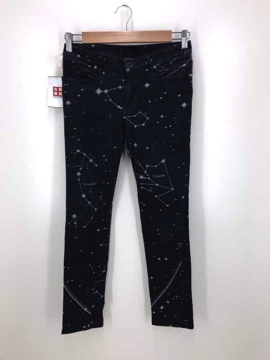 ISSEY MIYAKE(イッセイミヤケ) 14SS スターライトデニム STARLIGHT DENIM 星座総柄 ストレッチスリムスキニー デニム レディース パンツ