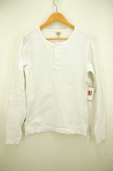 AVIREX （アヴィレックス） DAILY HENLEYNECK LS TEE ヘンリーネック ロングスリーブ Tシャツ メンズ トップス