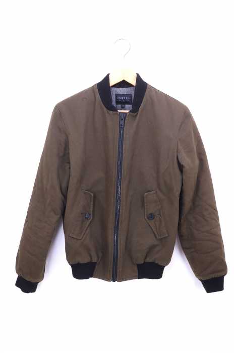 UNITED STOCK DRY GOODS （ユナイテッドストックドライグッズ） 裏地シャンブレーキルティング コットンボンバージャケット メンズ アウター