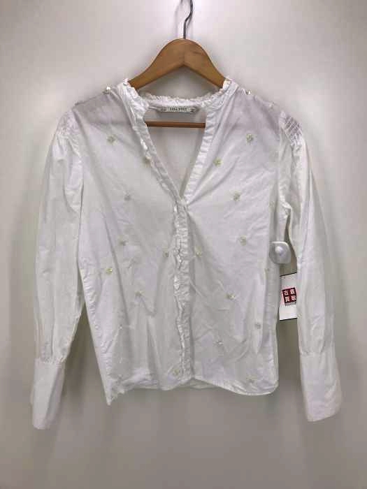 ZARA BASIC COLLECTION（ザラベーシックコレクション） スパンコールフラワーシャツ レディース トップス