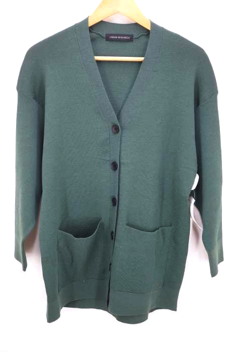 URBAN RESEARCH(アーバンリサーチ) 強撚Woolミディ丈カーディガン レディース トップス