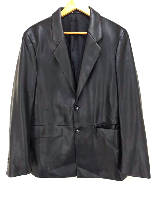 ZARA（ザラ） フェイクレザージャケット メンズ アウター