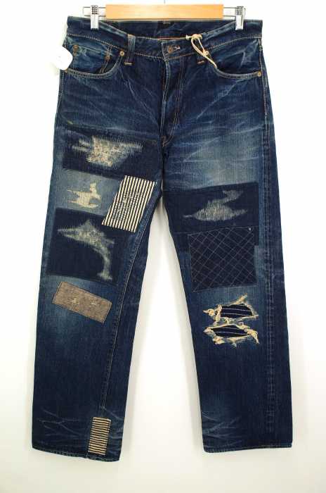 SUGAR CANE （シュガーケーン） LONE STAR JEANS リペアデニムパンツ メンズ パンツ