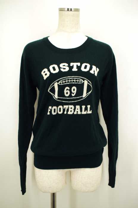 VENERTA knitwear （ヴェネルタニットウェア） BOSTON FOOTBALL Uネックニットトップス レディース トップス