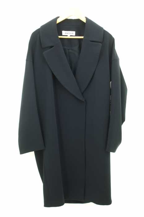 ENFOLD （エンフォルド） 15SS ダブルクロスフレアコート レディース アウター