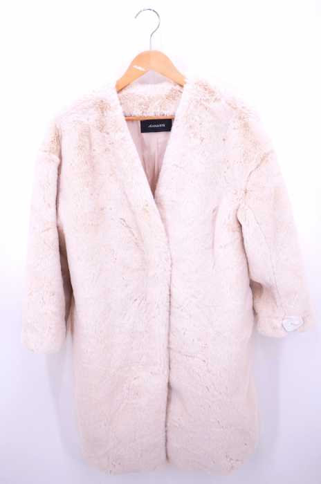 JEANASIS （ジーナシス） 17AW ボリュームファーノーカラーコート レディース アウター