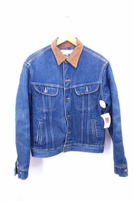 LEE リー デニムジャケット ブランケット 襟コーデュロイ オーバー