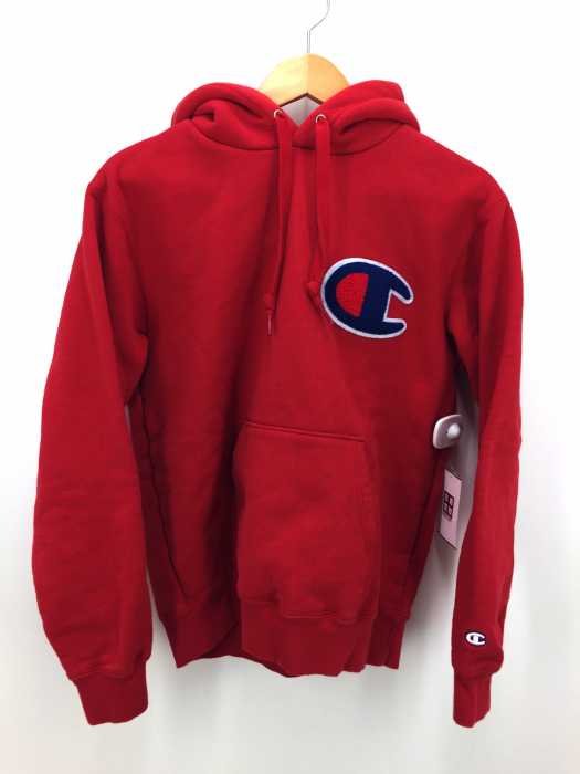 Champion(チャンピオン) 極厚 ビッグロゴ プルオーバー スウェット パーカー メンズ トップス