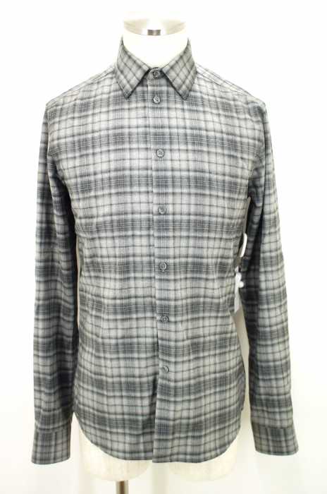 GIVENCHY (ジバンシィ) チェック柄ウールボタンシャツ メンズ トップス