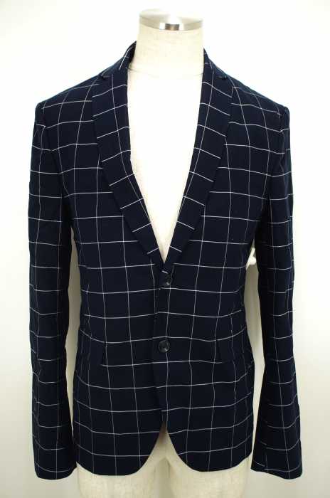 ZARA MAN （ザラマン） ウインドーペーンチェック2Bテーラードジャケット メンズ アウター