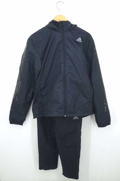 adidas （アディダス） CLIMASTORM ナイロンパーカー×トラックパンツ メンズ セットアップ