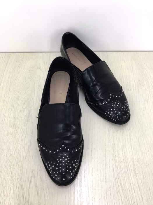 Zara ザラ スタッズ付きスリッポンウイングチップ レディース シューズ ブランド古着買取販売バズストア Zara ザラ スタッズ付きスリッポンウイングチップ レディース シューズ ブランド古着買取販売バズストア