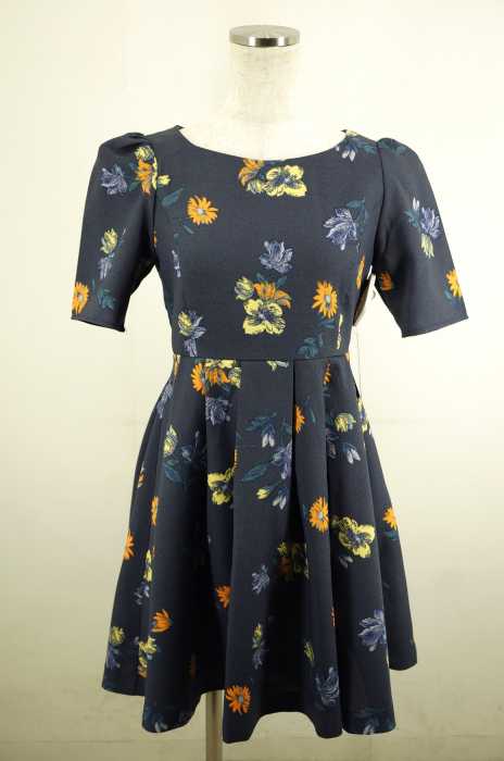 dazzlin （ダズリン） 15AW フラワープリントワンピース レディース ワンピース