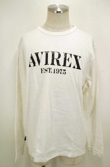 AVIREX （アヴィレックス） ロングスリーブプリントTシャツ メンズ トップス