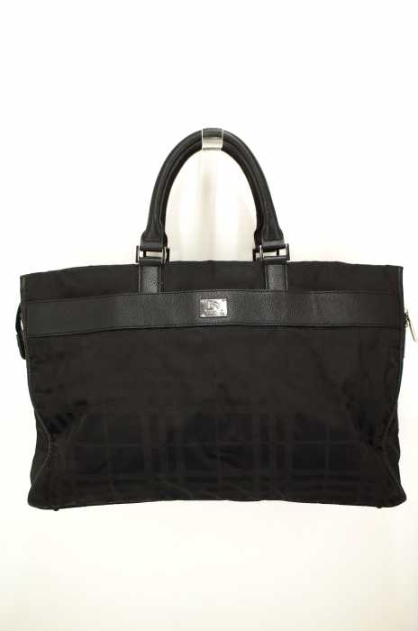 BURBERRY BLACK LABEL (バーバリーブラックレーベル) チェック切替ブリーフケース ビジネスバッグ メンズ バッグ