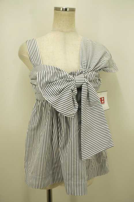 IENA (イエナ) 16SS ストライプリボンディティールブラウス レディース トップス