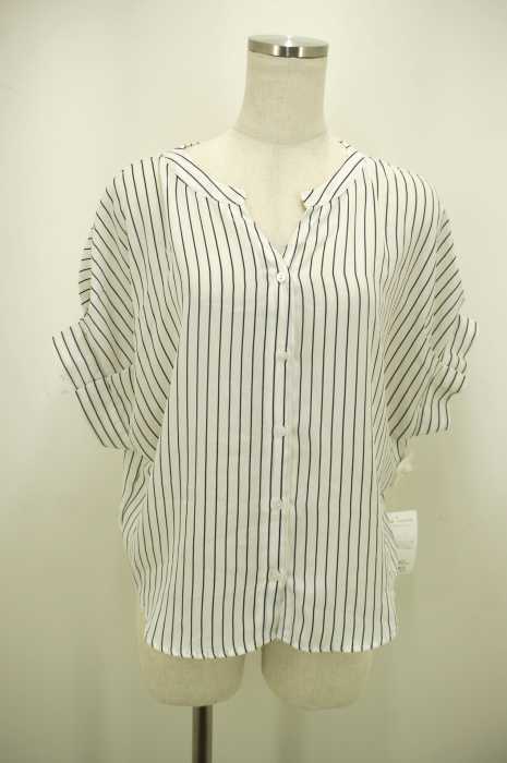 chocol raffine robe　 （ショコラフィネローブ） 前あきスキッパーカットブラウス レディース トップス