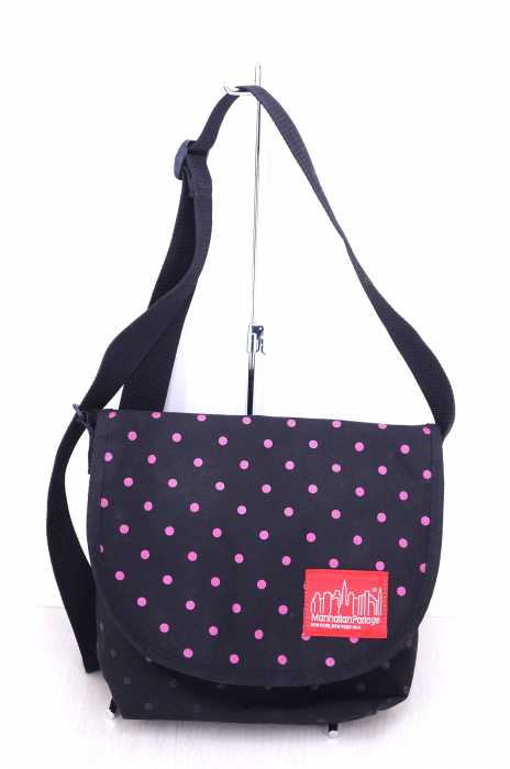 Manhattan Portage (マンハッタンポーテージ) ドット柄 ミニメッセンジャーバッグ レディース バッグ