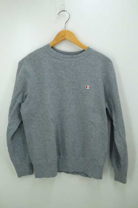 Champion （チャンピオン） ワンポイントロゴ刺繍 クルーネックスウェット レディース トップス