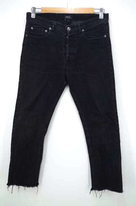 A.P.C.（アーペーセー） カットオフボタンフライデニムスキニーパンツ レディース パンツ