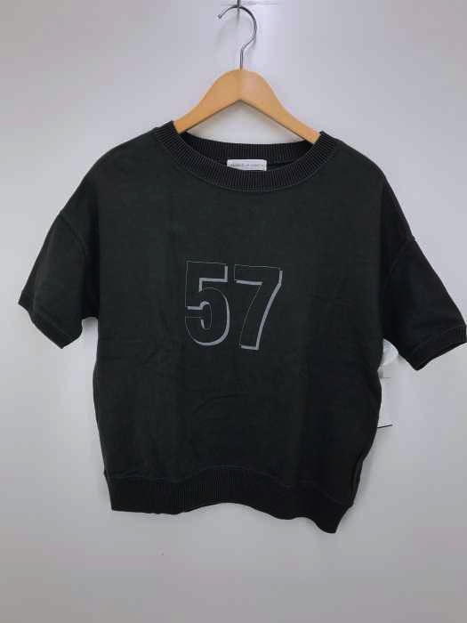 miroir de ensuite（ミロワール ドゥ エンスウィート） ナンバープリントヘビーウエイトTシャツ レディース トップス