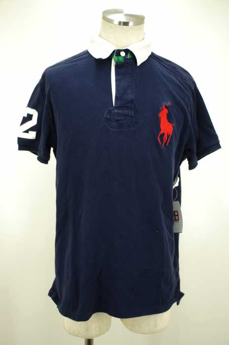 Polo by RALPH LAUREN (ポロバイラルフローレン) 刺繍バイカラーポロシャツ メンズ トップス