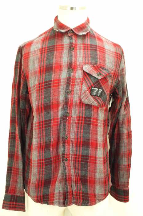AVIREX（アヴィレックス） L/S DOUBLE GAUZE CHECK SHIRT メンズ トップス