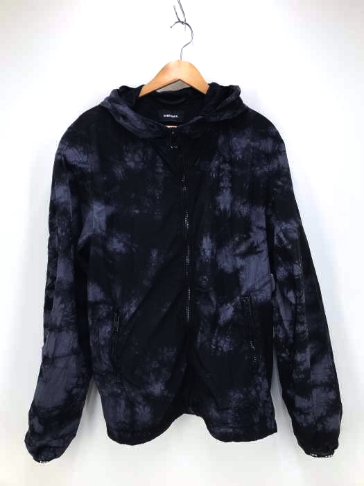 DIESEL（ディーゼル） Only The Brave フーデッドナイロンジャケット メンズ アウター