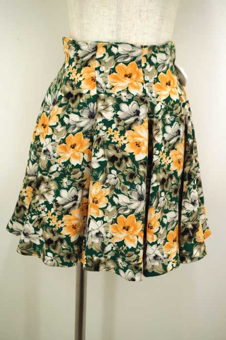 snidel （スナイデル） 14AW ヴィンテージ柄ミニフレアスカート レディース スカート