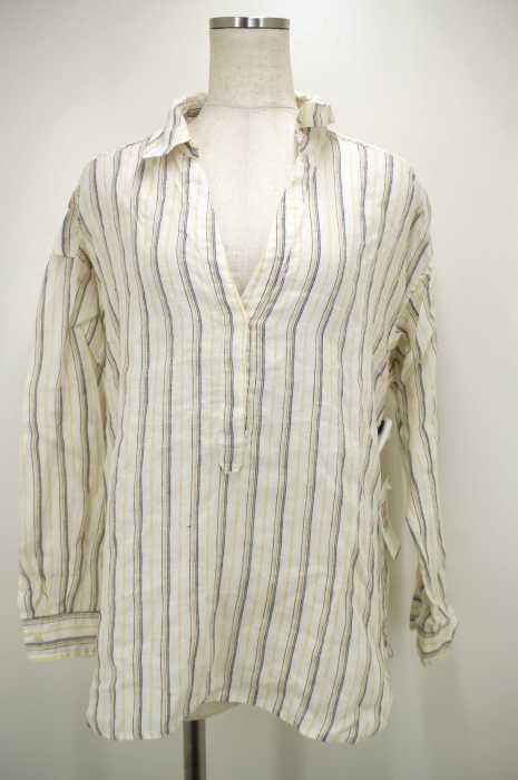 UNITED ARROWS green label relaxing (ユナイテッドアローズグリーンレーベルリラクシング) CB ハードマンズリネン SKIPPERシャツ レディース トップス