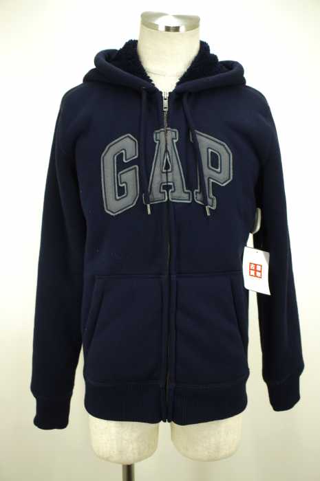 Gap （ギャップ） 裏ボアロゴ刺繍スウェットパーカー メンズ トップス