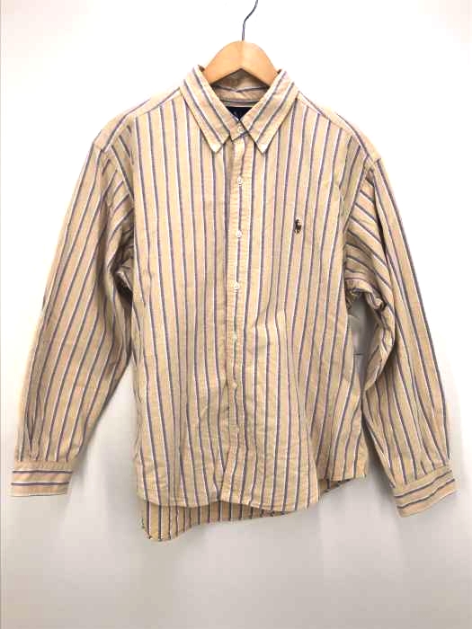 POLO RALPH LAUREN（ポロラルフローレン） オックスフォードボタンダウンストライプカットソー メンズ トップス