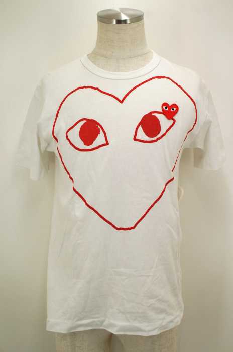 PLAY COMME des GARCONS （プレイコムデギャルソン） AD2016 ハートプリントTシャツ メンズ トップス