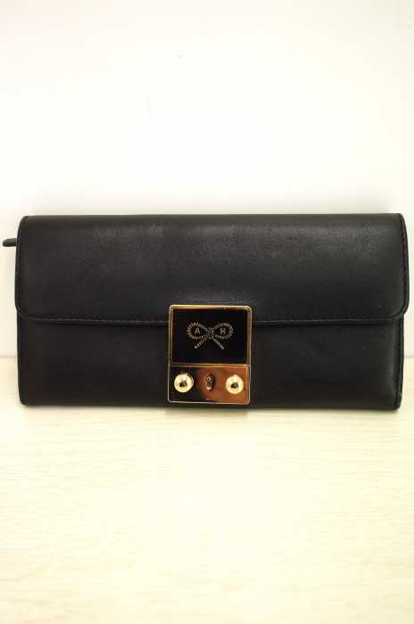 ANYA HINDMARCH (アニヤハインドマーチ) CARKER WALLET 二つ折りレザーウォレット レディース 財布・ケース