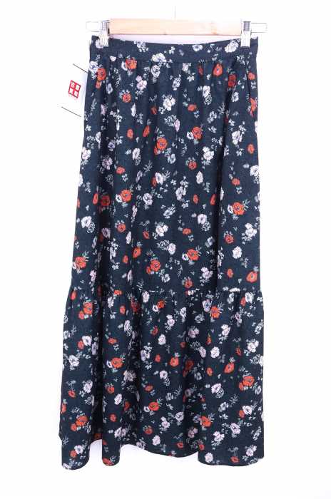KBF （ケイビーエフ） 18AW フラワープリントロングスカート レディース スカート