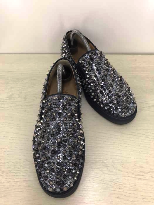 CHRISTIAN LOUBOUTIN（クリスチャンルブタン） ROLLER BOAT FLAT PYTHON SPADA メンズ シューズ