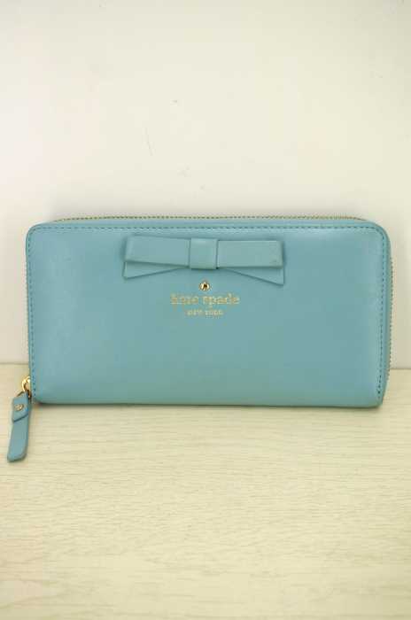 Kate spade (ケイトスペード) lacey リボン ラウンドファスナーウォレット 長財布 レディース 財布・ケース