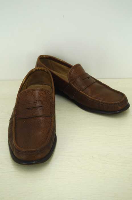 Salvatore Ferragamo （サルヴァトーレフェラガモ） 型押しレザーローファー メンズ シューズ
