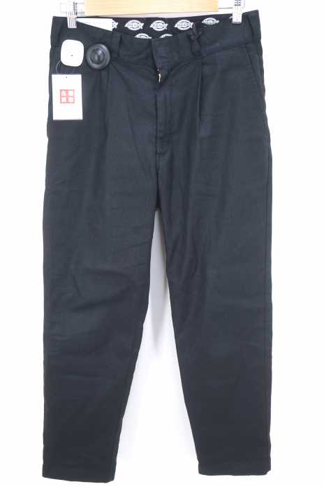 VIRGIL NORMAL × Dickies × WISLOM （ヴァージルノーマル ディッキーズ ウィルソン ） 別注 SOLOTEX リネン×ポリエステル 2タックテーパードスラックス メンズ パンツ