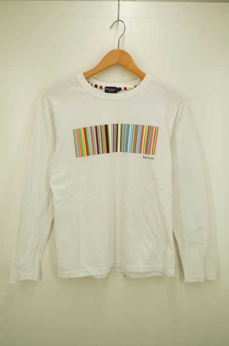 Paul Smith （ポールスミス） ロゴプリントクルーネックロンT メンズ トップス